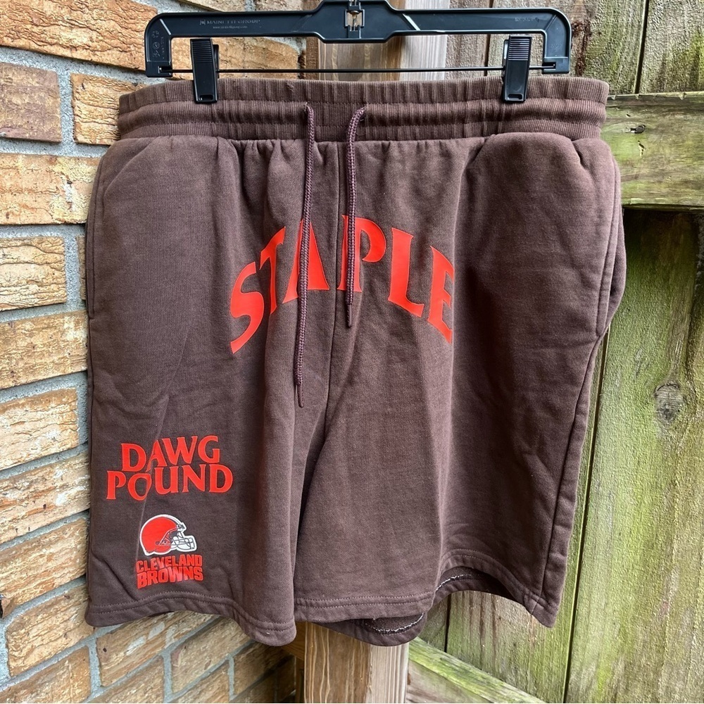 Staple Men's Brown Cleveland Browns Dawg Pound Shorts